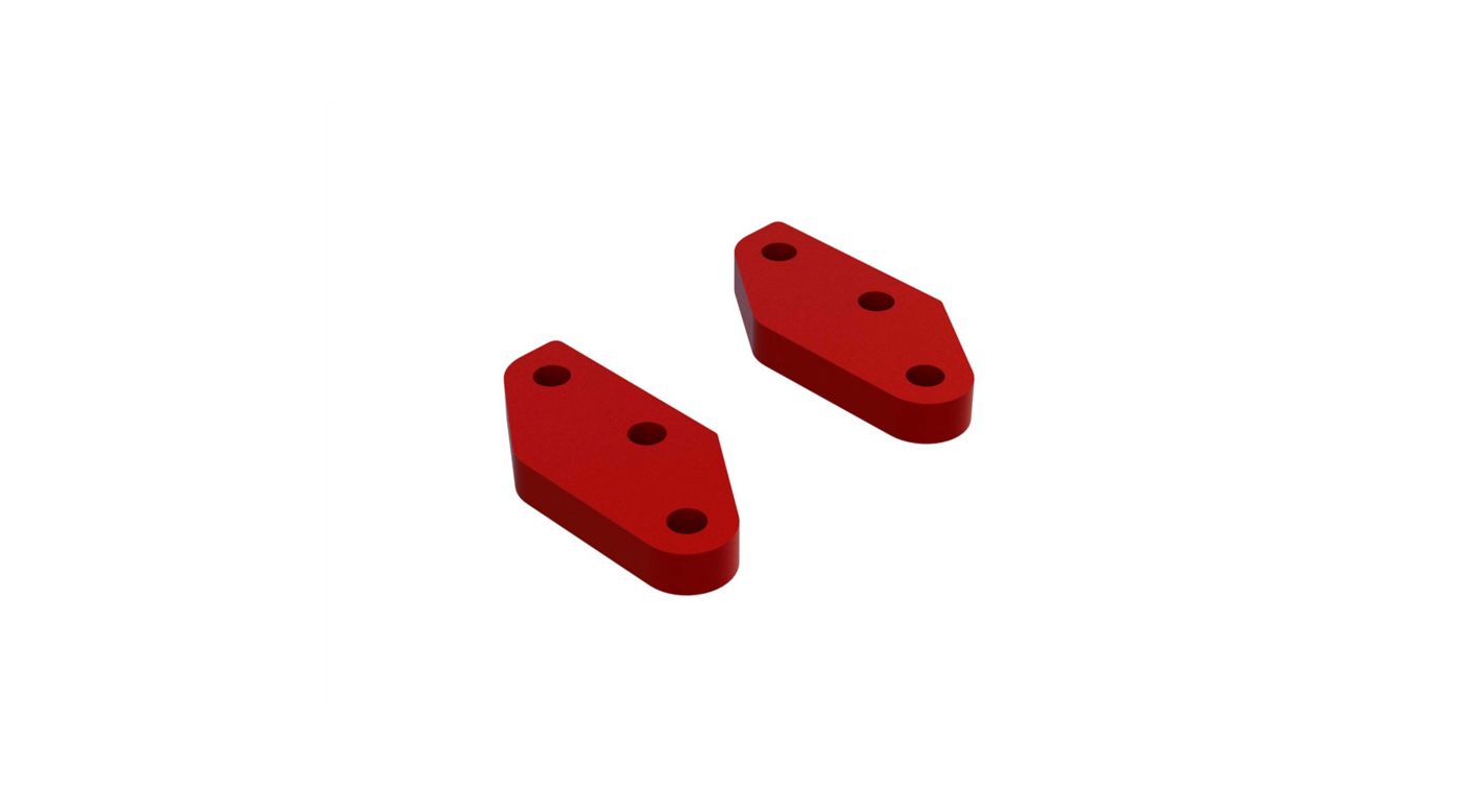 Aluminum Steering Plate A (Red) (2) (ARA340158)