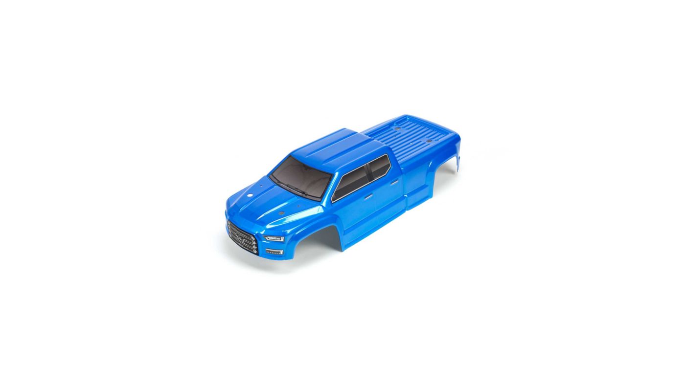 Arrma Big Rock Crew Cab 4x4 3S BLX Painted Decaled Trimmed Body (Blue) (AR402283) afbeelding