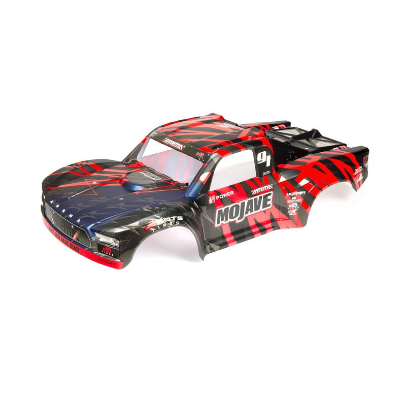 Arrma - 1/7 Painted Body, Black/Red: MOJAVE 6S BLX (ARA411004) afbeelding