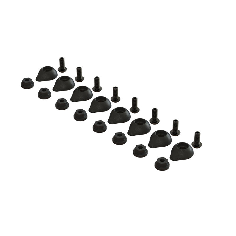 Arrma - Body post Protection Set (8pcs) (ARA480017)
