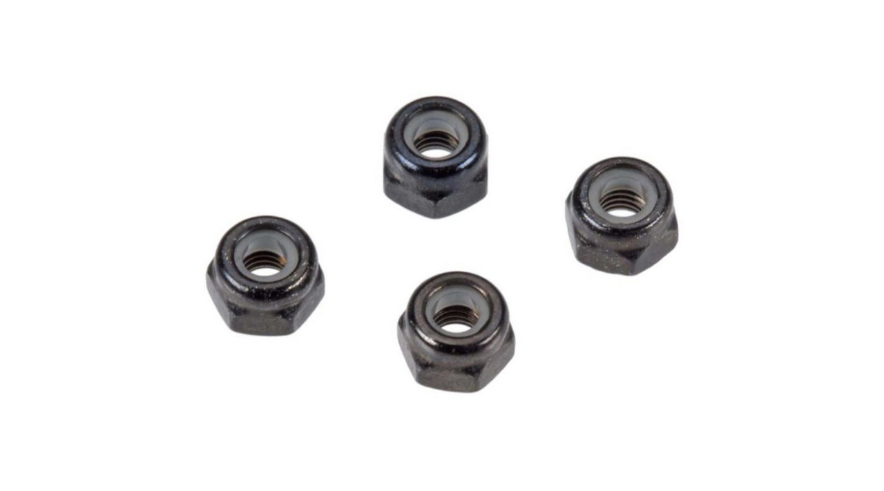 Nylon Nut 3mm (4) (AR715001)