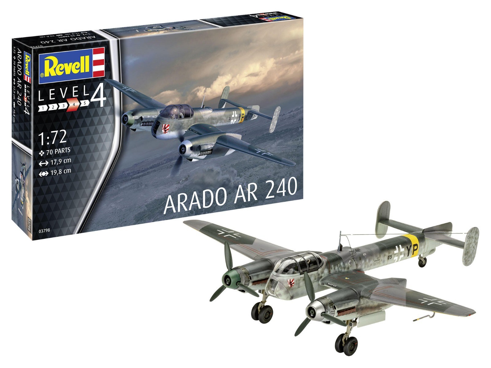 Revell 1/72 Arado Ar 240 afbeelding