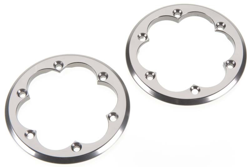 2.2 VWS Machined Beadlock Ring (Grey) (2pcs) (AX08133)