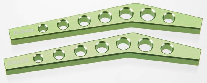Machined hi-clearance Links - Green (2pcs) (AX30465) afbeelding
