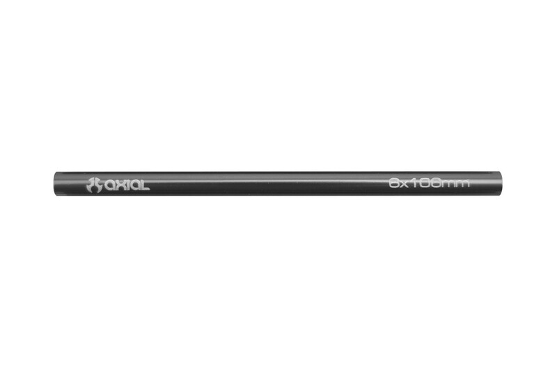 Threaded Aluminum Pipe 6x106mm - Grey (2 pcs) (AX30516)