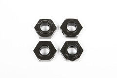 17mm Aluminum Hub - Black (4pcs) (AX31230) afbeelding