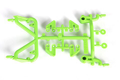 Monster Truck Cage Front and Rear (Green) (AX31352)