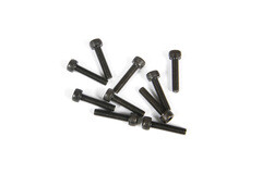 M2 6x12mm Cap Head (Black) (10pcs) (AX31398)