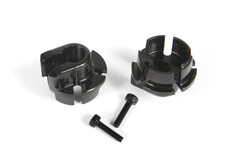 Aluminum Shock Spring Retainer - 12mm (Black) (2pcs) (AX31435) afbeelding