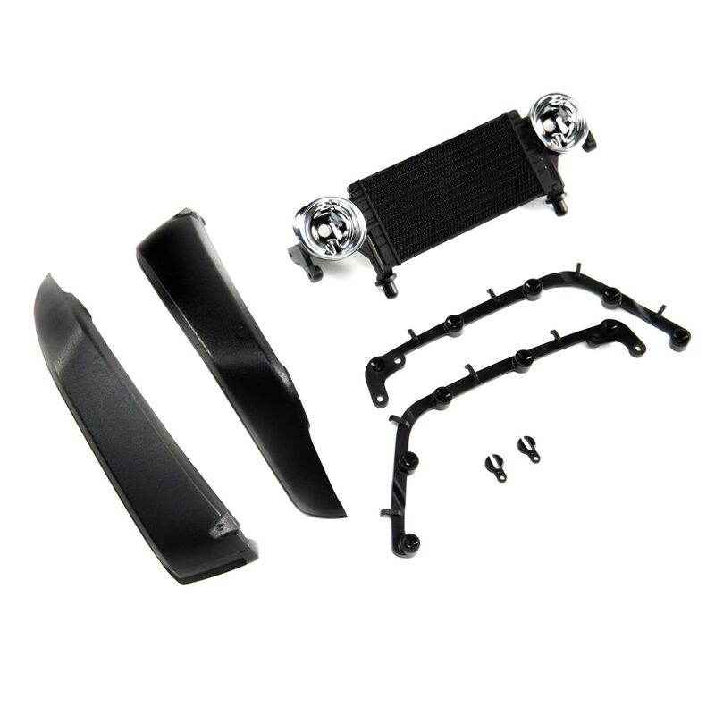 Axial - Radiator & Front Fenders Jeep JLU SCX III (AXI230020)