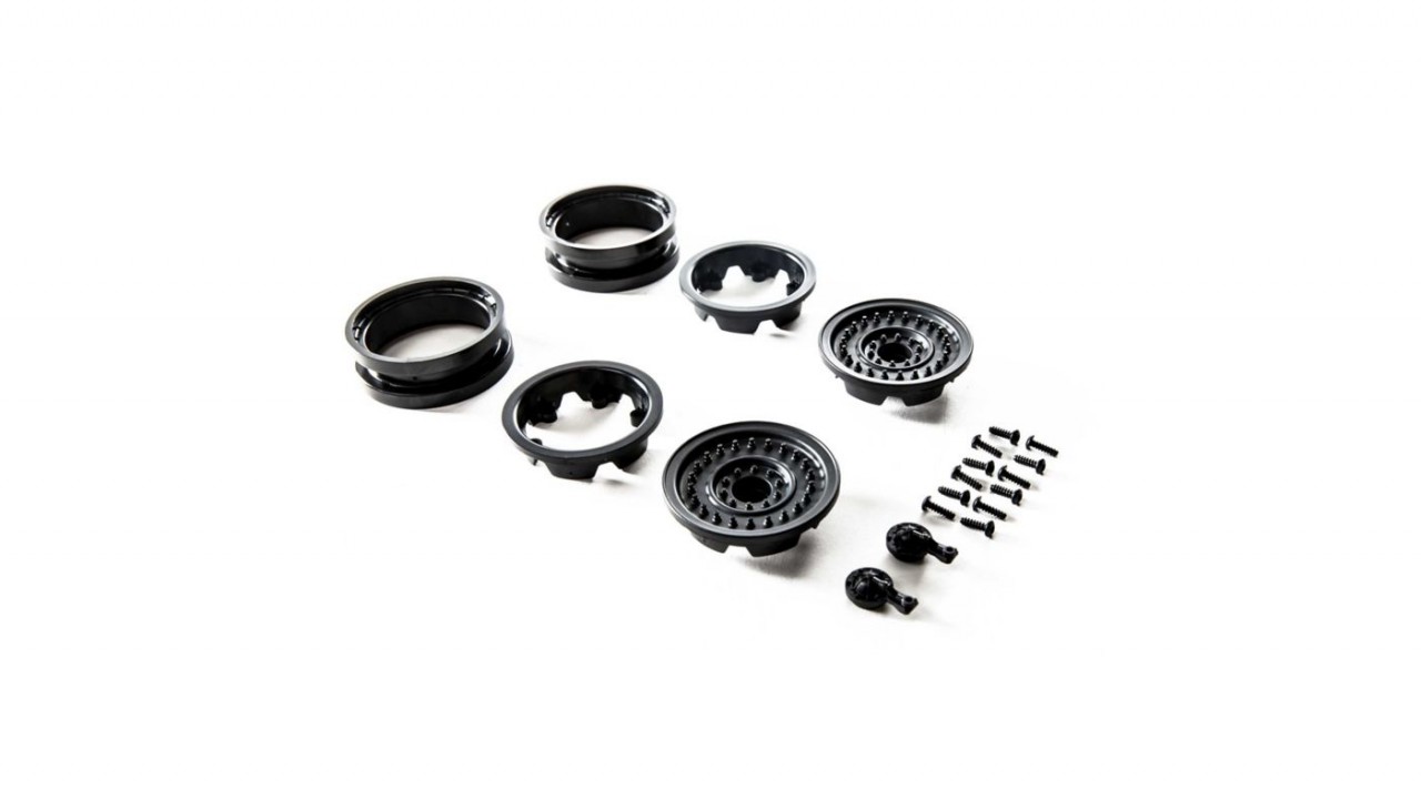 1.9 MW19 Beadlock Wheels - Black (2pcs) (AXI31629) afbeelding
