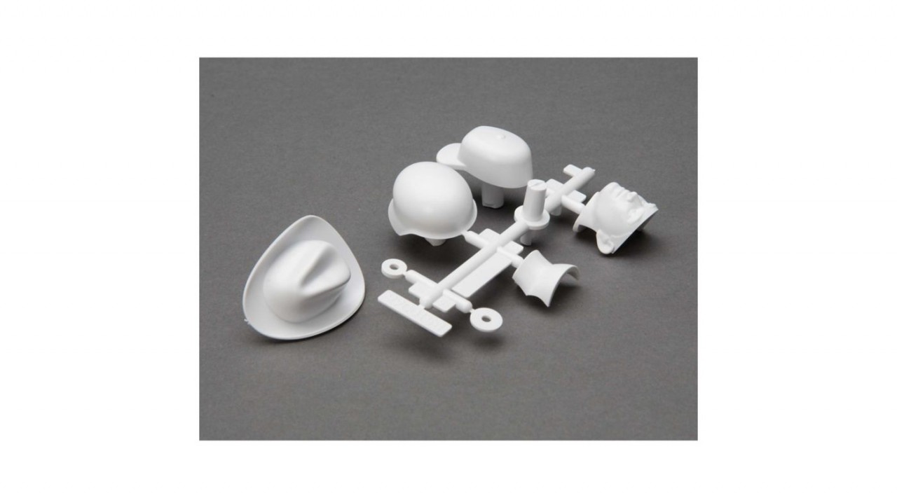Drivers Head and Hat Set (White) (AXI31635) afbeelding