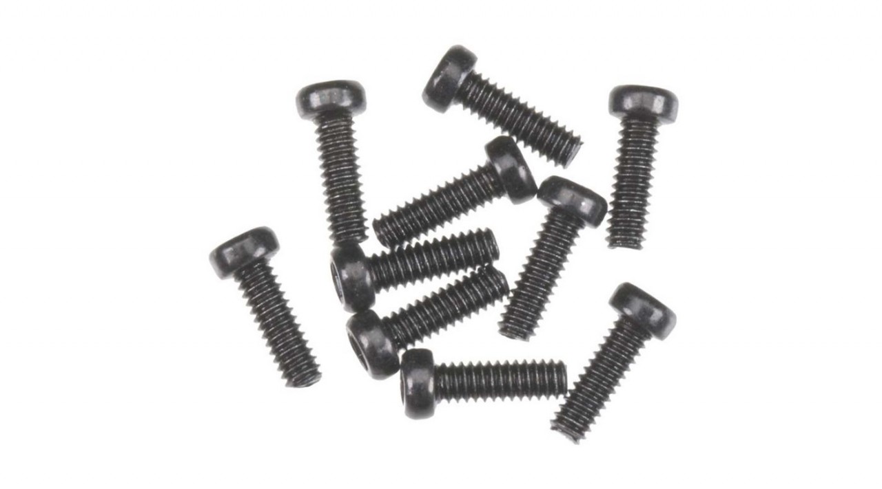 Cap Head M2x6mm Black Oxide (10) (AXIC0013)