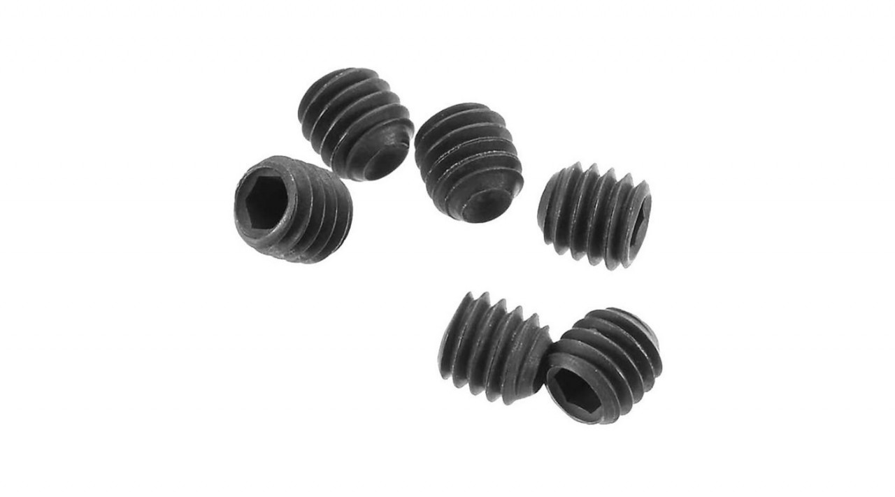 Set Screw M4x4mm, Black Oxide (6) (AXIC0291)