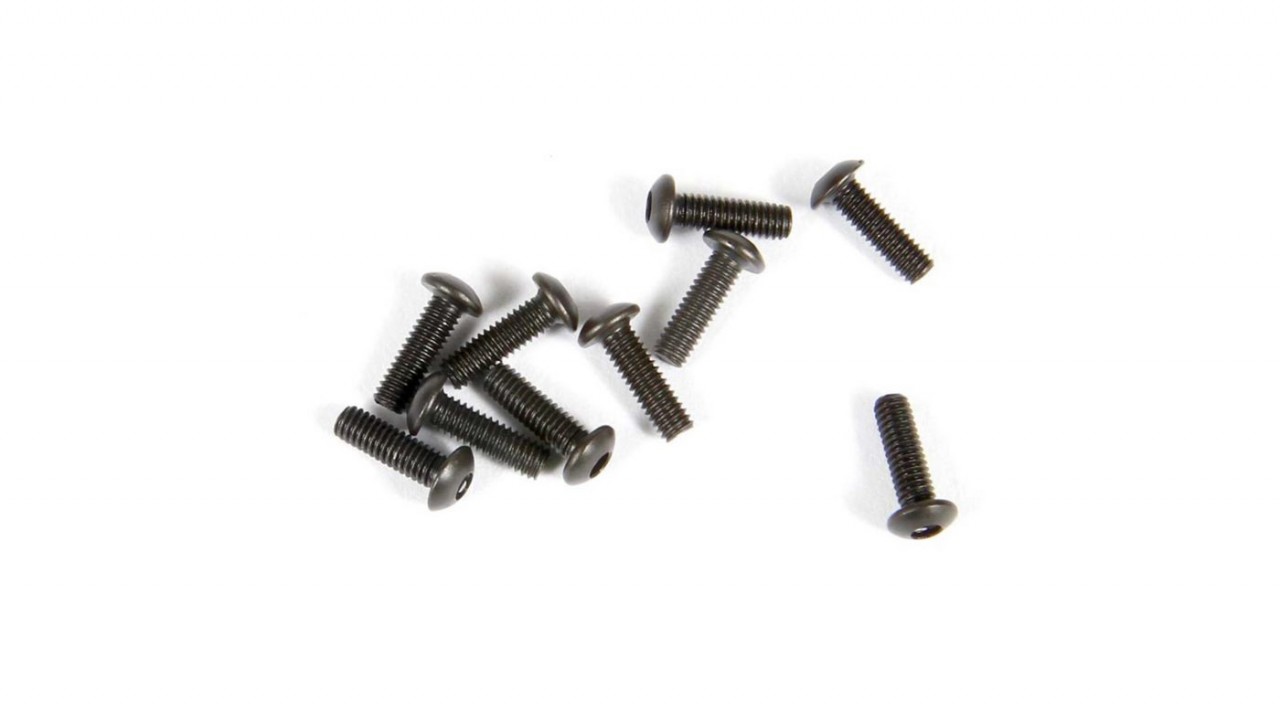 Hex Socket Button Head M2.6x8mm, Black (10) (AXIC3373) afbeelding
