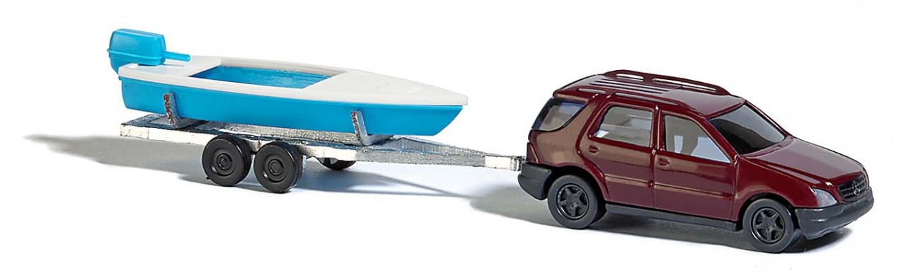 Busch Mercedes Met Boot 1/160 afbeelding