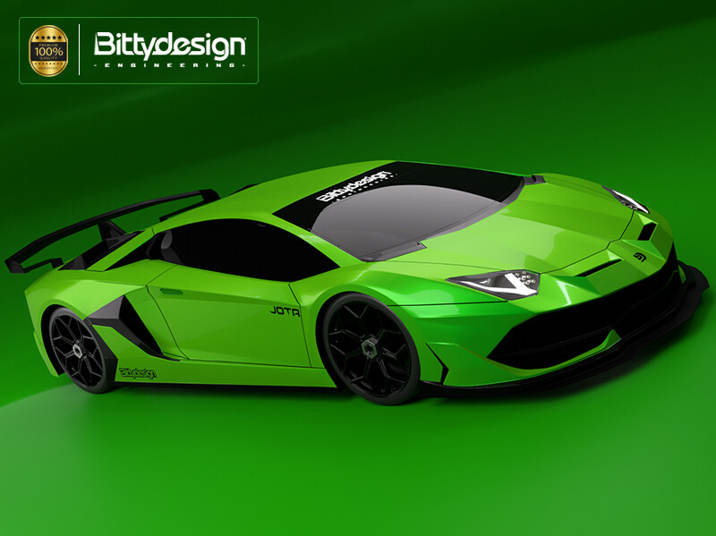 Bittydesign Jota 1/7 transparante body - Arrma Felony/Infraction/Limitless