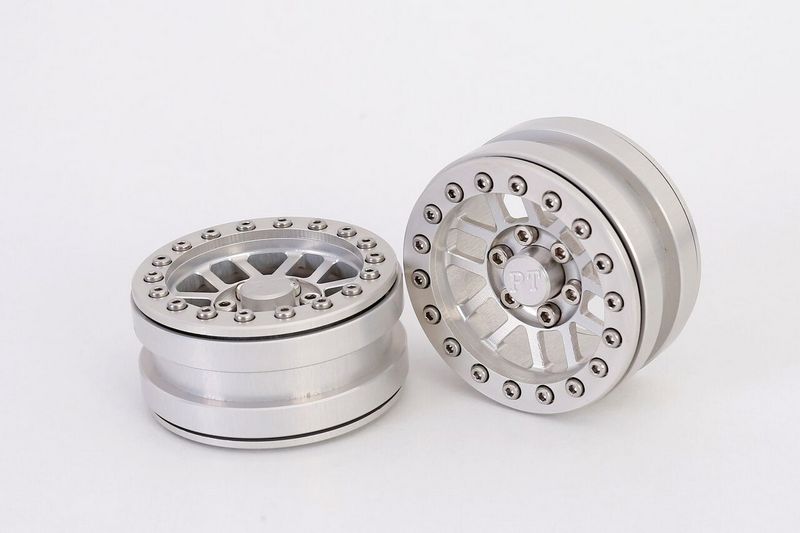 Metsafil Beadlock Wheels PT-Warrior Zilver / Zilver 1.9 (2st) afbeelding