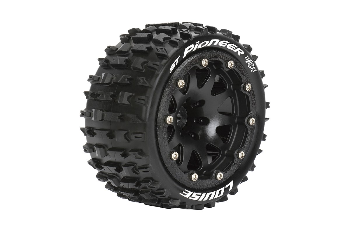 Louise ST-PIONEER MFT banden op 2.8" bead-lock velgen Zwart - 1/2 Offset - Hex 12mm afbeelding