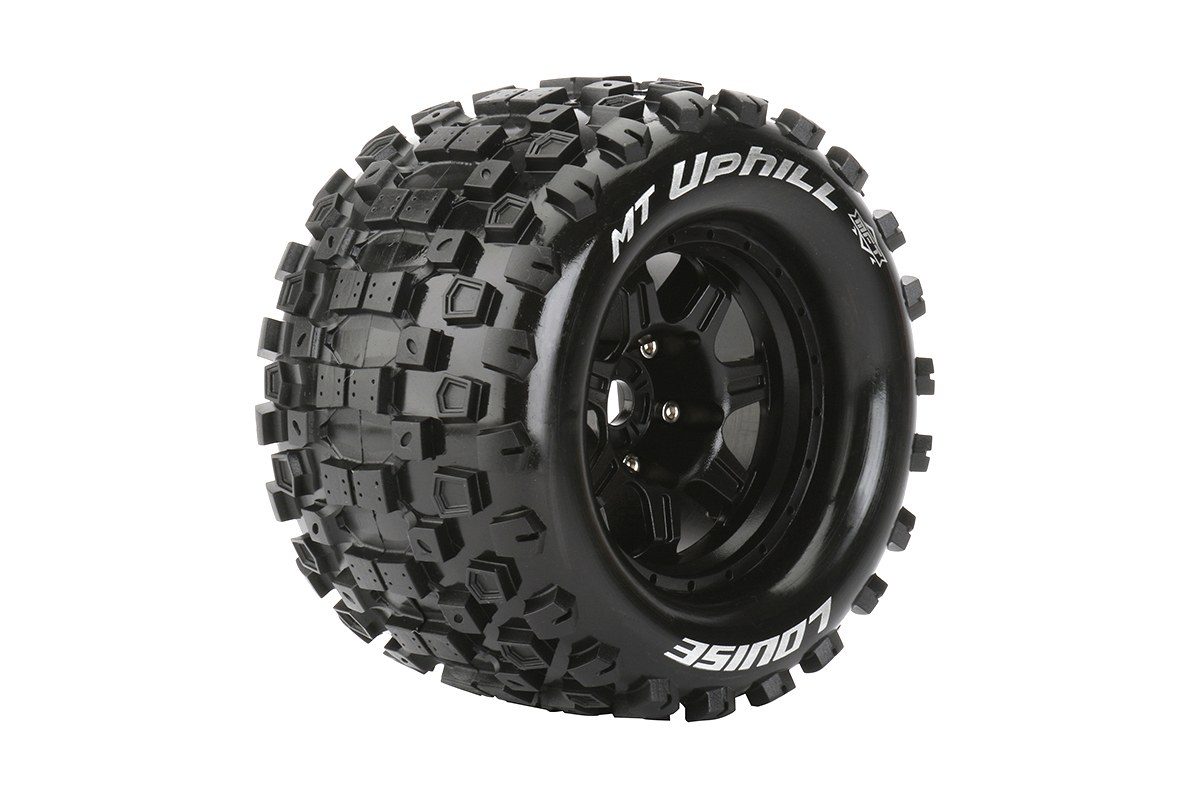Louise MT-UPHILL MFT banden op zwarte velgen voor 1/8 MT - 1/2 offset afbeelding