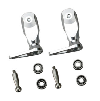 Aluminum Main Rotor Grips with Bearings - 130X (BLH3714A)