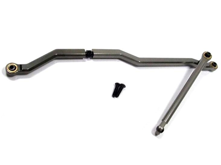 Boom Racing Axial Wraith T2 Aluminium Steering Linkage - Gun Metal