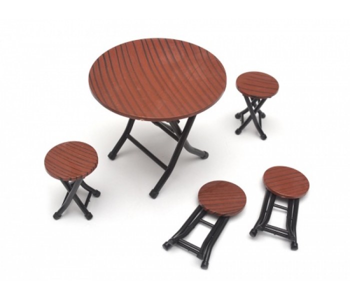 Folding Table & Chair set (scale accessoires)