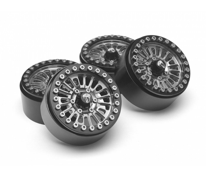 Boom Racing Venomous KRAIT 1.9 Aluminum Beadlock Wheels w/ 8mm Wideners (4)