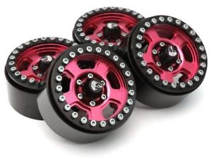 Boom Racing Golem KRAIT 1.9 red, Aluminum Beadlock Wheels w/ 8mm Wideners (4)