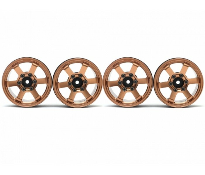 Boom Racing TE37LG KRAIT 1.9 Aluminum Beadlock Wheels w/ XT606 Hubs - Bronze