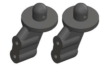 Team Corally - Body Post - Front - Composite - 2pcs (C-00180-106) afbeelding