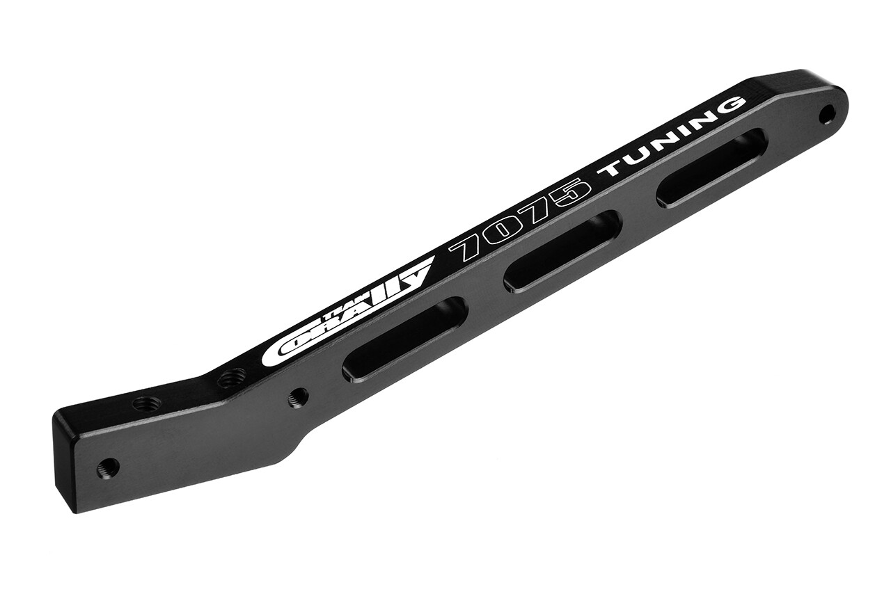 Team Corally - Chassis Brace V2 - Rear - Swiss Made 7075 T6 - Hard Anodised - Black (C-00180-396-2) afbeelding