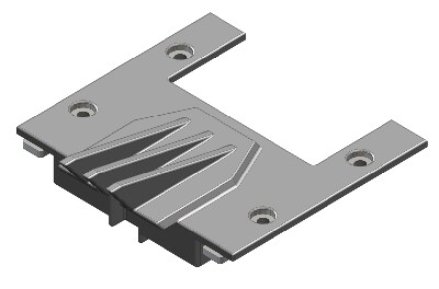 Team Corally Chassis Cover - Front - LW - Composite (C-00250-007) afbeelding
