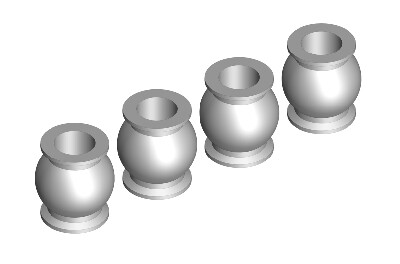 Team Corally - Ball - 5.8mm - Steel (4pcs) afbeelding