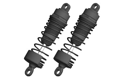 Team Corally - Shock Absorber - Front - 2 pcs (C-00250-040) afbeelding