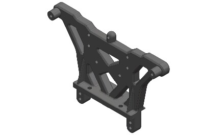Team Corally Shock Tower - Rear - Composite (C-00250-053) afbeelding