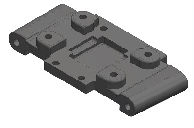 Team Corally Bulkhead - Rear - Composite (C-00250-058) afbeelding