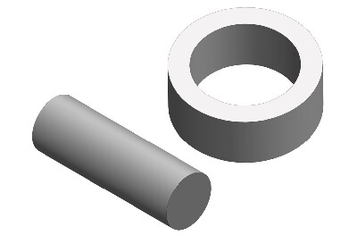 Team Corally Stub Axle Pin - for input shaft - Steel afbeelding