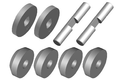 Team Corally - Planetary Diff Gears - Metal - afbeelding