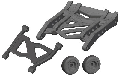 Team Corally Wheelie bar - Composite (C-00250-081) afbeelding