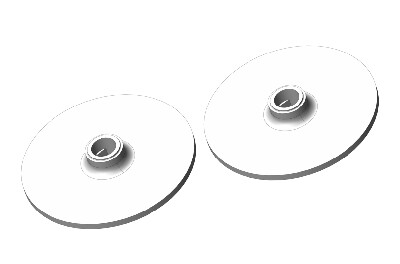 Team Corally Slipper Clutch Plate - Aluminium - 2pcs (C-00250-089) afbeelding
