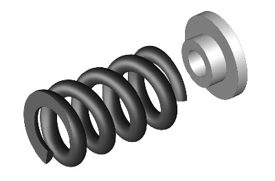 Team Corally Slipper Clutch Spring incl. Washer (C-00250-090) afbeelding