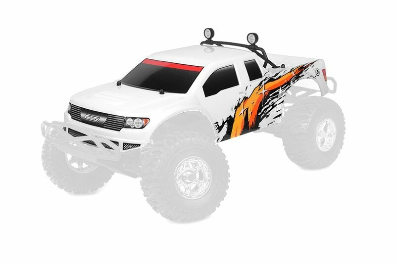 Team Corally Mammoth SP - 1/10 Monster Truck Body painted Wit afbeelding