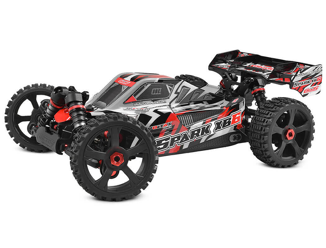 Team Corally Spark XB-6 RTR - Rood