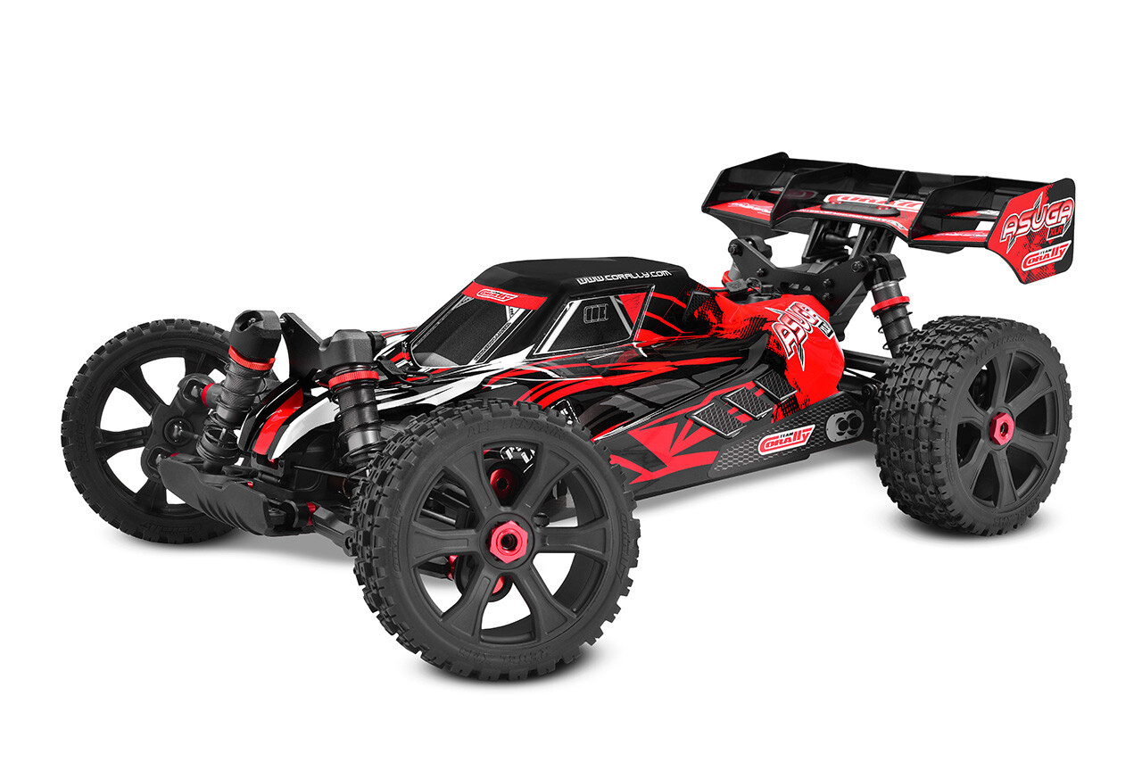 Team Corally Asuga XLR 6S RTR - Rood