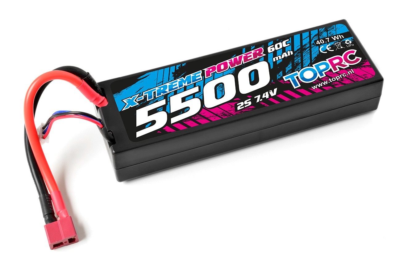 TRC Lipo 60c 7,4 volt 5500mah met Deans stekker afbeelding
