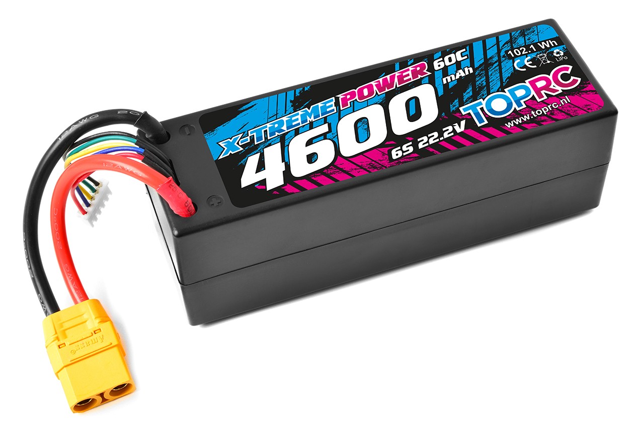 TRC Lipo 60c 22.2 volt 6S1P 4600mah met XT90 stekker afbeelding