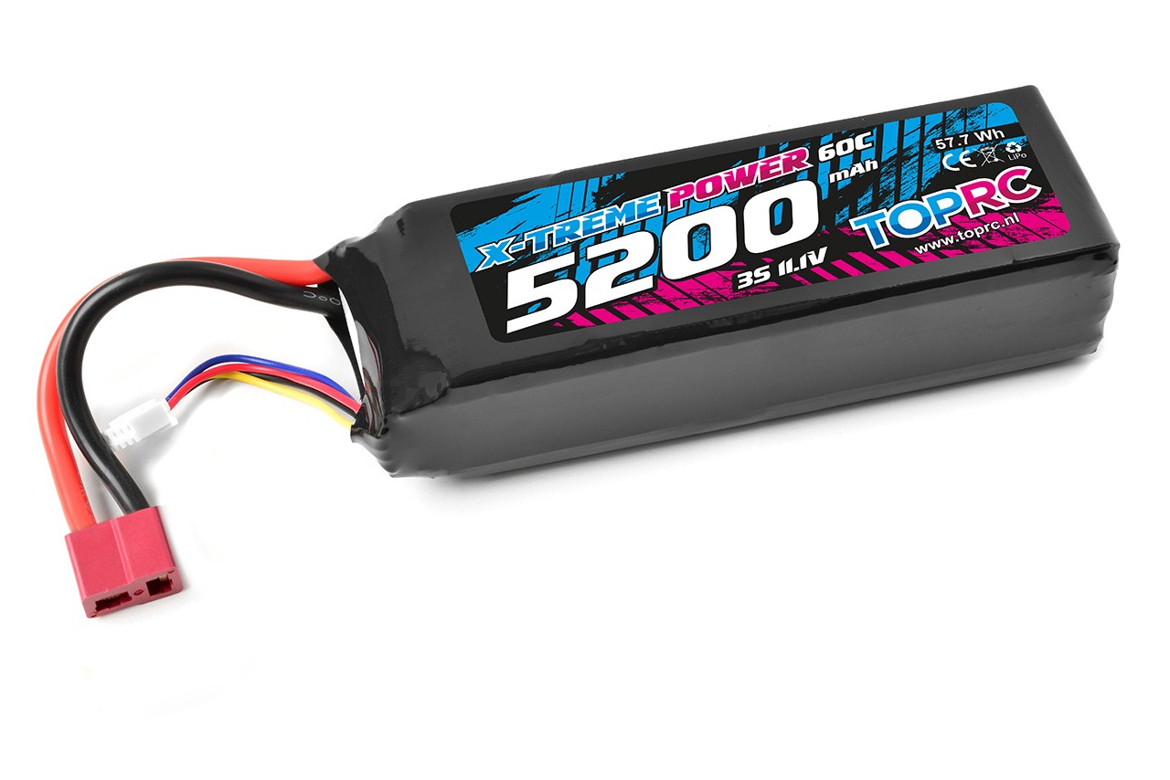 TRC Lipo 60c 11,1 volt 5200mah met Dean stekker afbeelding