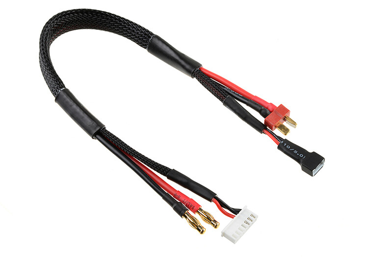 Laad/balanceer T-Plug 2S - Charger 6S XH Connector - 2S XH Connector - 14 AWG ULTRA V+ Silicon Wire afbeelding