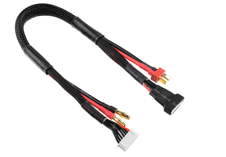 Laad/balanceer T-Plug 6S - Charger 6S XH Connector - 6S XH Connector - 14 AWG ULTRA V+ Silicon Wire afbeelding